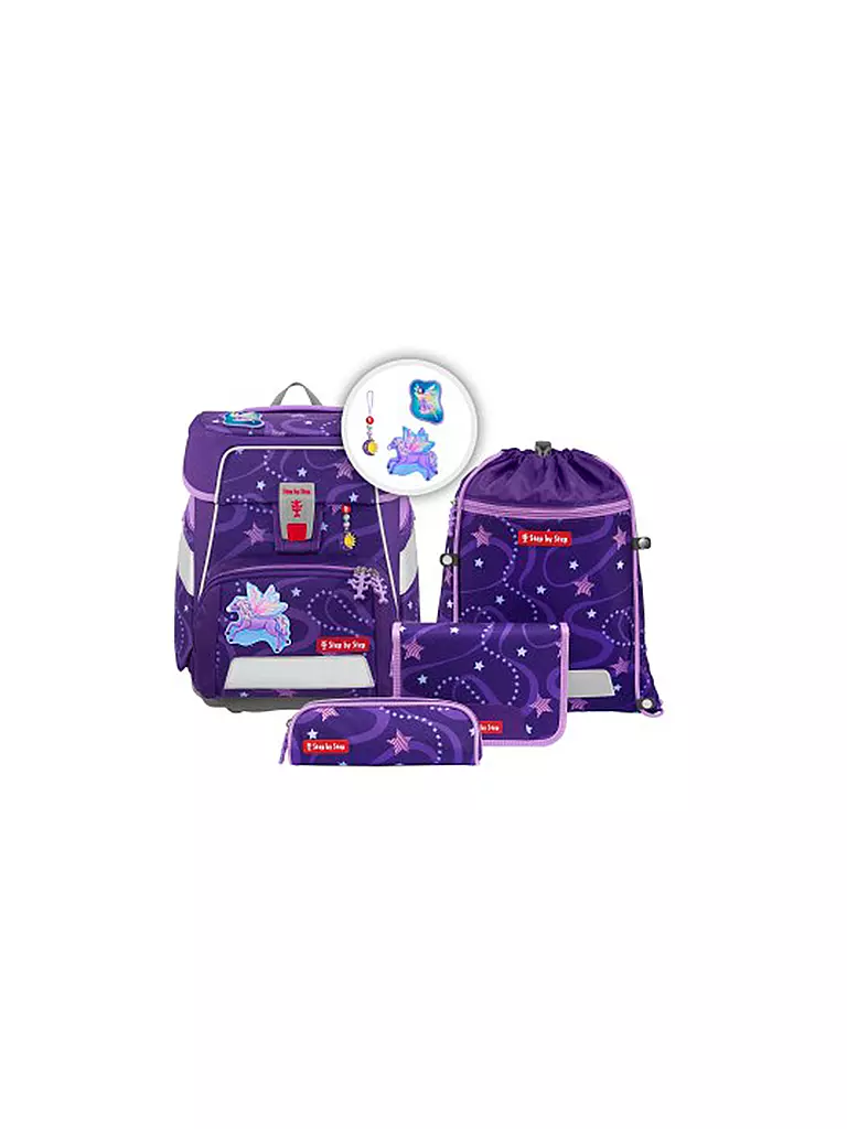 STEP BY STEP | Schultaschen Set Space 5tlg  | Lilla