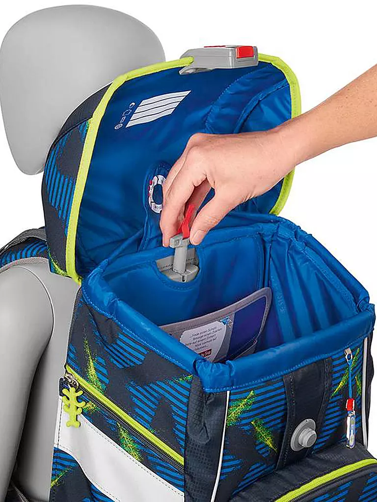 STEP BY STEP | Set di zaini scolastici 2in1 Plus Police Car Cody | Blu scuro