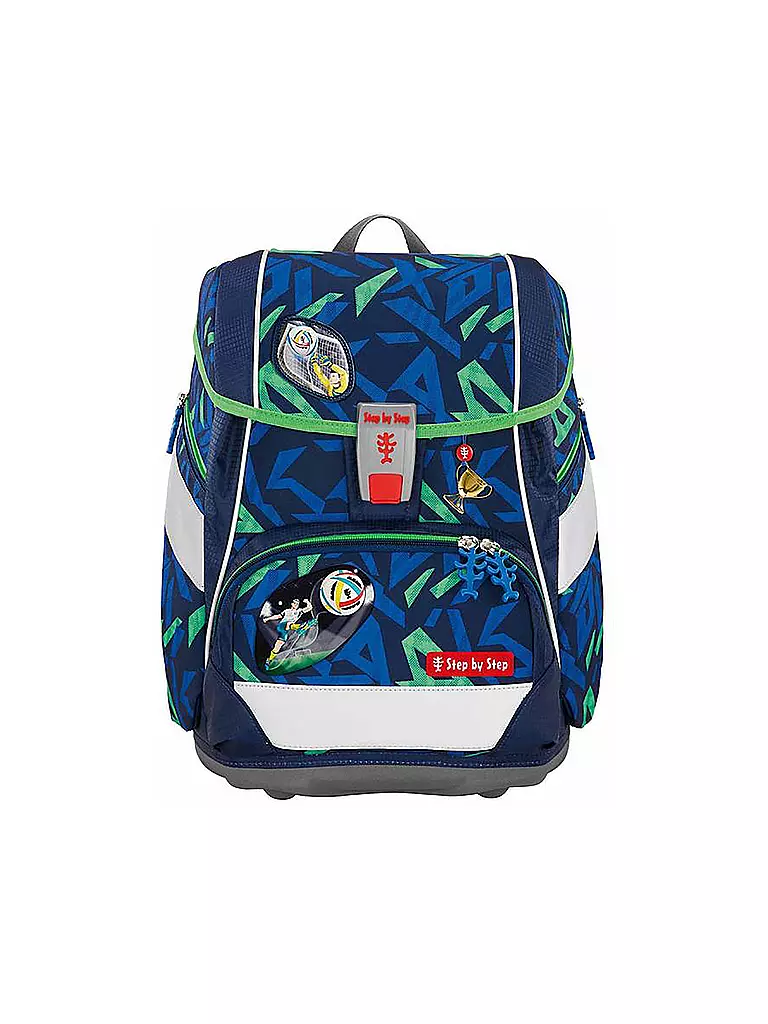 STEP BY STEP | Set di zaini scolastici 2in1 Plus Soccer Ben | Blu scuro