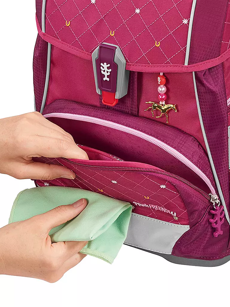 STEP BY STEP | Set di zaini scolastici 2IN1 PLUS Spiegelburg Pferdefreunde | 