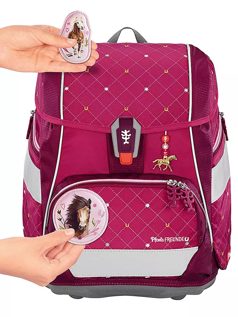 STEP BY STEP | Set di zaini scolastici 2IN1 PLUS Spiegelburg Pferdefreunde | 