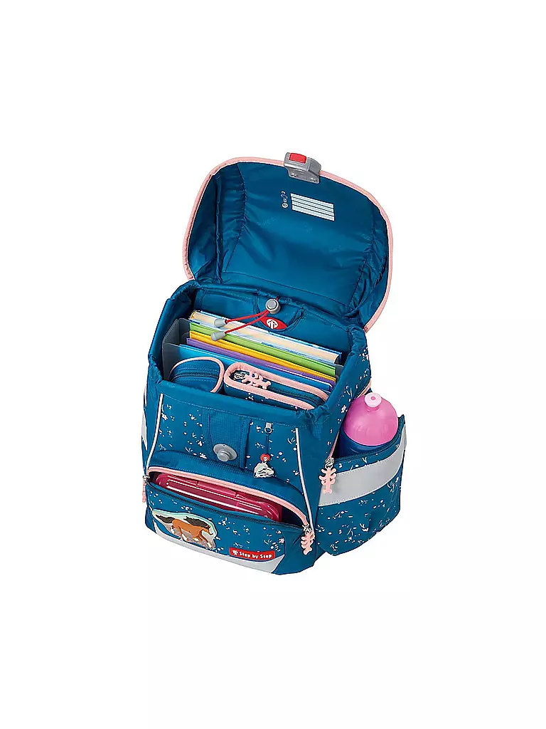 STEP BY STEP | Set di zaini scolastici 2in1 Plus Wild Horse Ronja | Blu