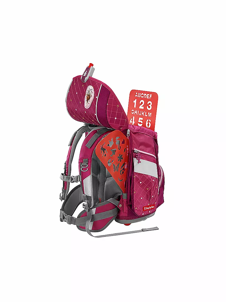 STEP BY STEP | Set di zaini scolastici 2IN1 Spiegelburg Pferdefreunde | 