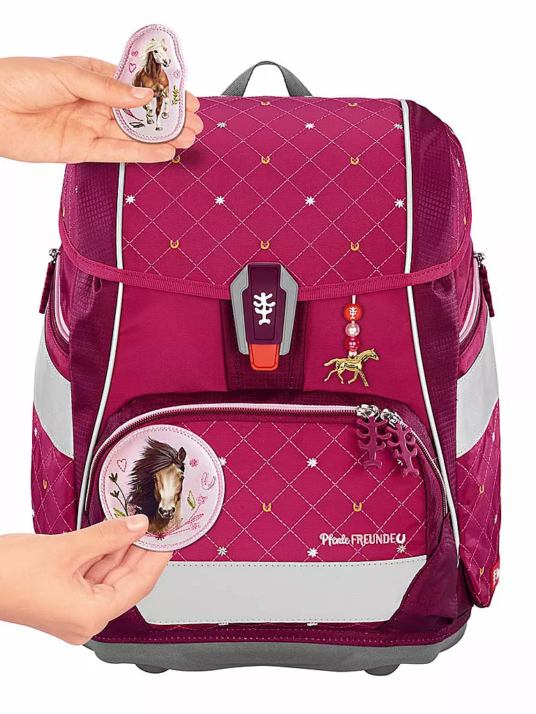 STEP BY STEP | Set di zaini scolastici 2IN1 Spiegelburg Pferdefreunde | 