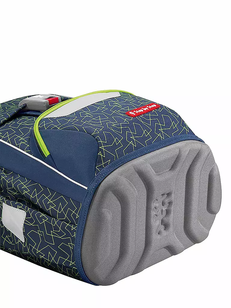 STEP BY STEP | Set di zaini scolastici 4 pz BASIS Green Geometric | Verde