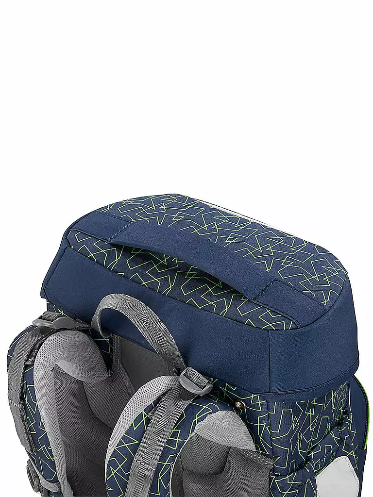 STEP BY STEP | Set di zaini scolastici 4 pz BASIS Green Geometric | Verde