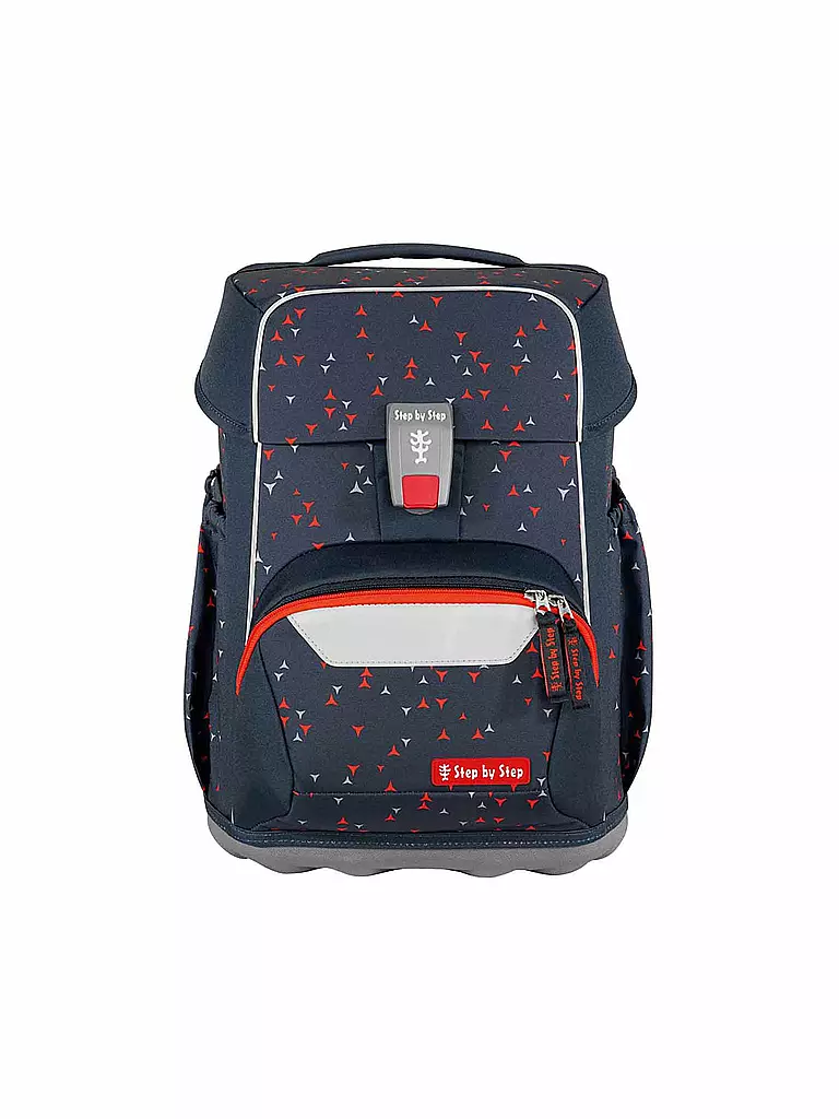 STEP BY STEP | Set di zaini scolastici 4 pz. BASIS Antracite Triangles | Grigio