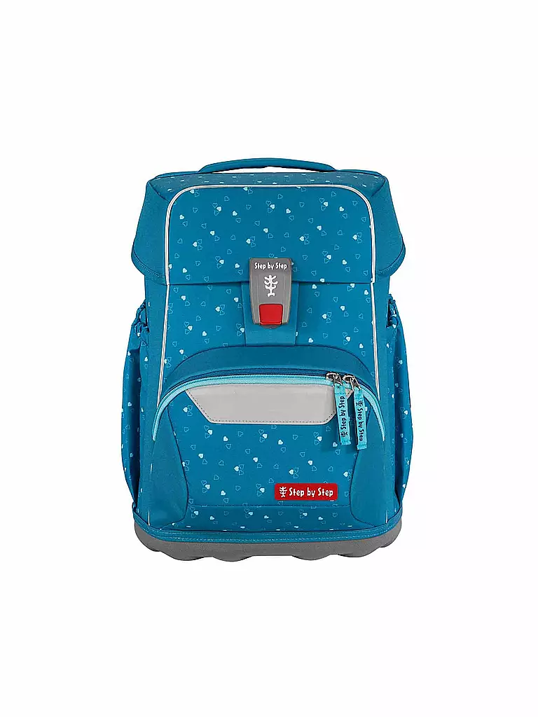 STEP BY STEP | Set di zaini scolastici 4 pz. BASIS Cuori Blu | Blu