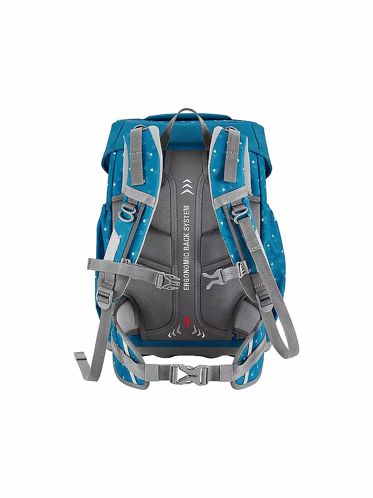 STEP BY STEP | Set di zaini scolastici 4 pz. BASIS Cuori Blu | Blu