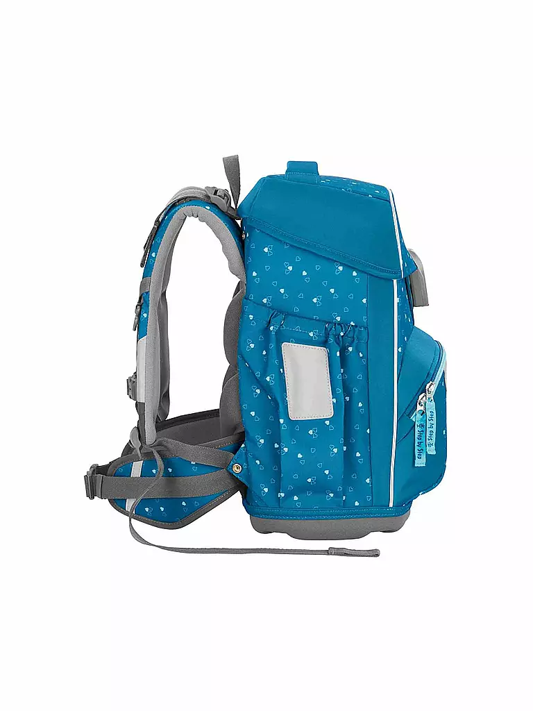 STEP BY STEP | Set di zaini scolastici 4 pz. BASIS Cuori Blu | Blu