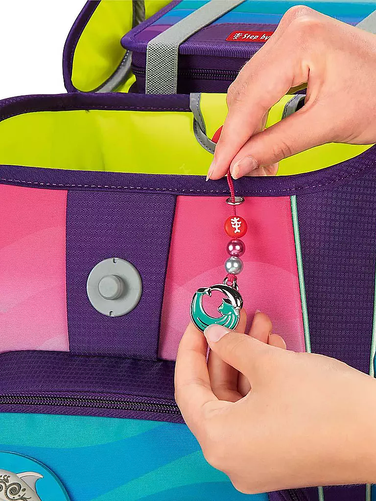 STEP BY STEP | Set di zaini scolastici 5 pezzi CLOUD Ocean Dolphin Lana |