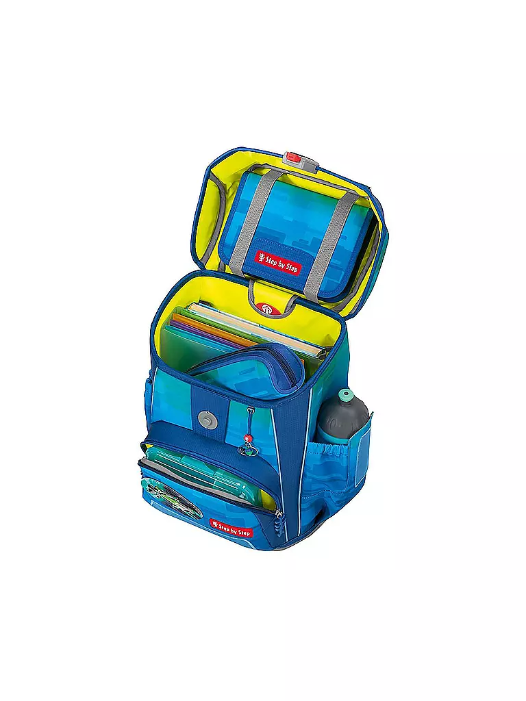 STEP BY STEP | Set di zaini scolastici 5 pezzi CLOUD Ocean Space Craft Spike | Blu