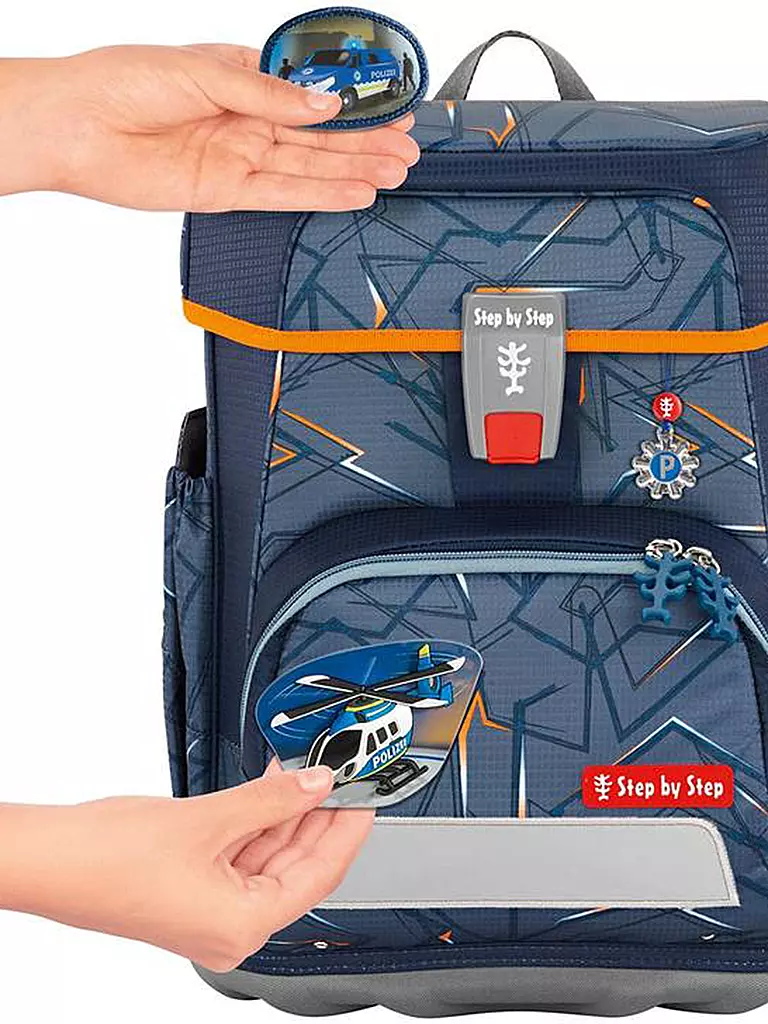 STEP BY STEP | Set di zaini scolastici 5 pz CLOUD Helicopter Sam | Grigio