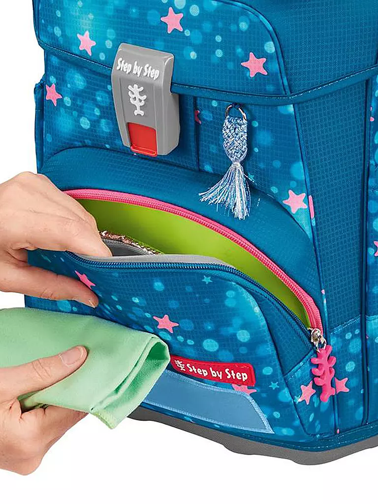 STEP BY STEP | Set di zaini scolastici 5 pz CLOUD Mermaid Lola | Turchese