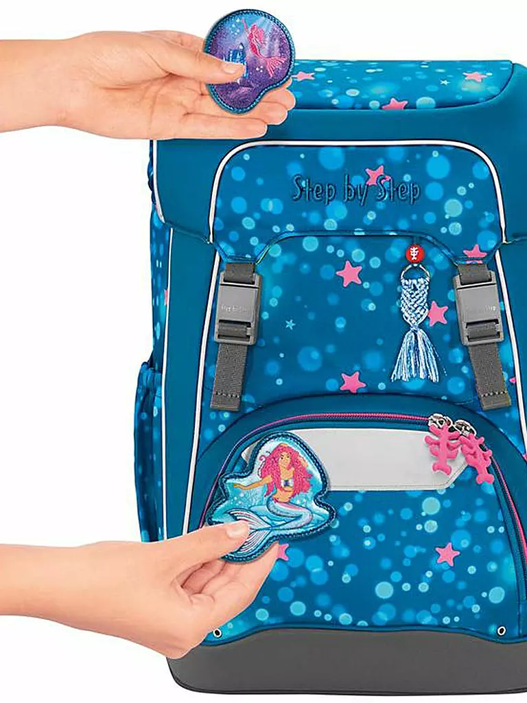 STEP BY STEP | Set di zaini scolastici 5 pz GIANT Memaid Lola | Turchese