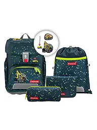 STEP BY STEP | Set di zaini scolastici 5 pz. CLOUD Bagger Rocco | Verde scuro