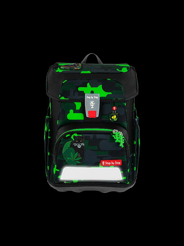 STEP BY STEP | Set di zaini scolastici 5 pz. CLOUD Black Cat Chiko | Nero