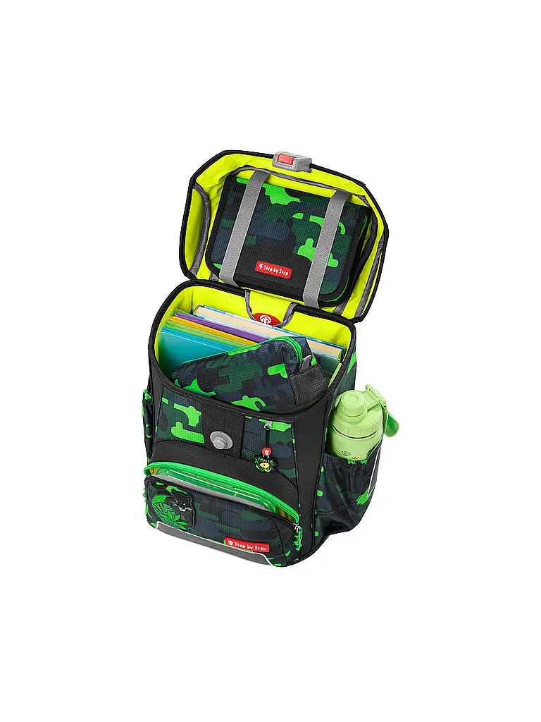 STEP BY STEP | Set di zaini scolastici 5 pz. CLOUD Black Cat Chiko | Nero