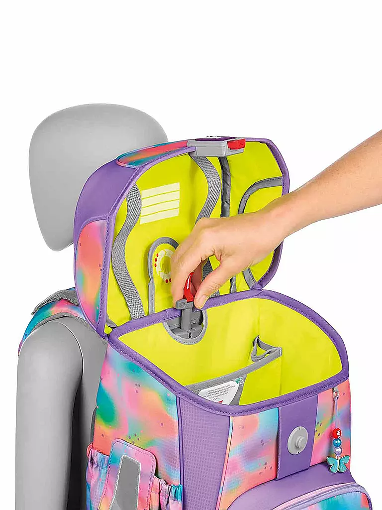 STEP BY STEP | Set di zaini scolastici 5 pz. CLOUD FLASH Butterfly Luna | Lilla