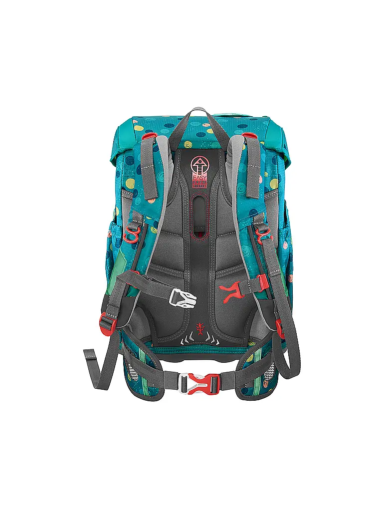 STEP BY STEP | Set di zaini scolastici 5 pz. CLOUD Turtle Josie | Turchese