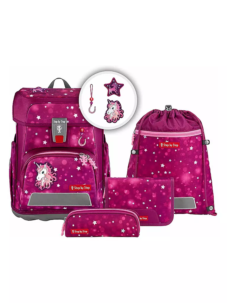 STEP BY STEP | Set di zaini scolastici 5 pz. CLOUD Unicorn Nuala | Lilla