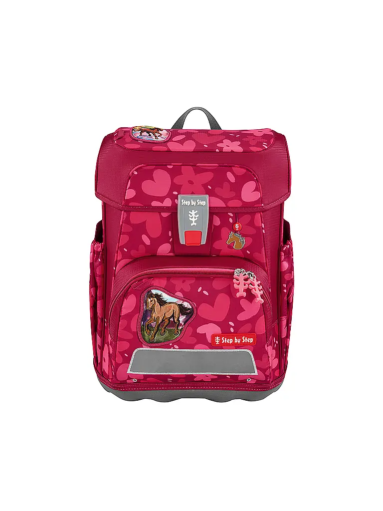 STEP BY STEP | Set di zaini scolastici 5 pz. CLOUD Wild Horse Nora | Rosso