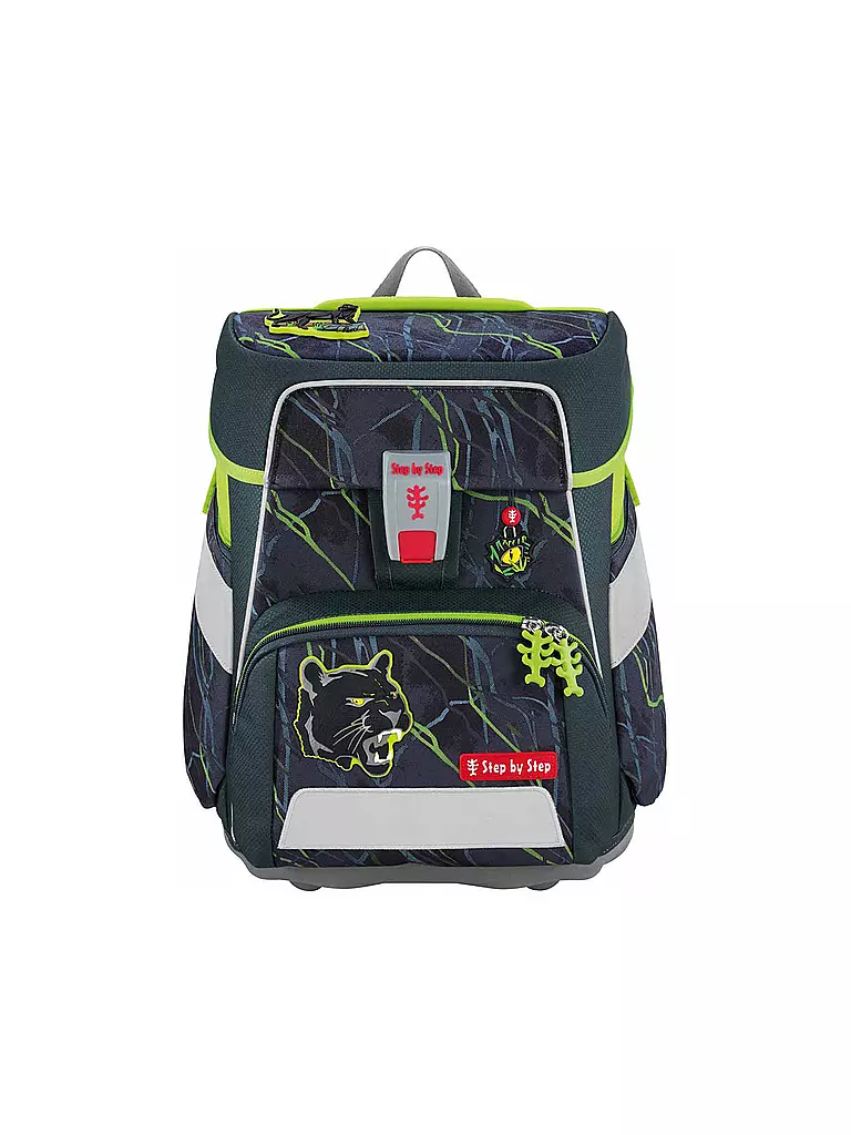 STEP BY STEP | Set di zaini scolastici 5 pz. SPACE Danger Cat Chico | Nero
