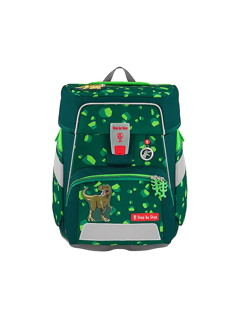 STEP BY STEP | Set di zaini scolastici 5 pz. SPACE Dino Targo | Verde scuro