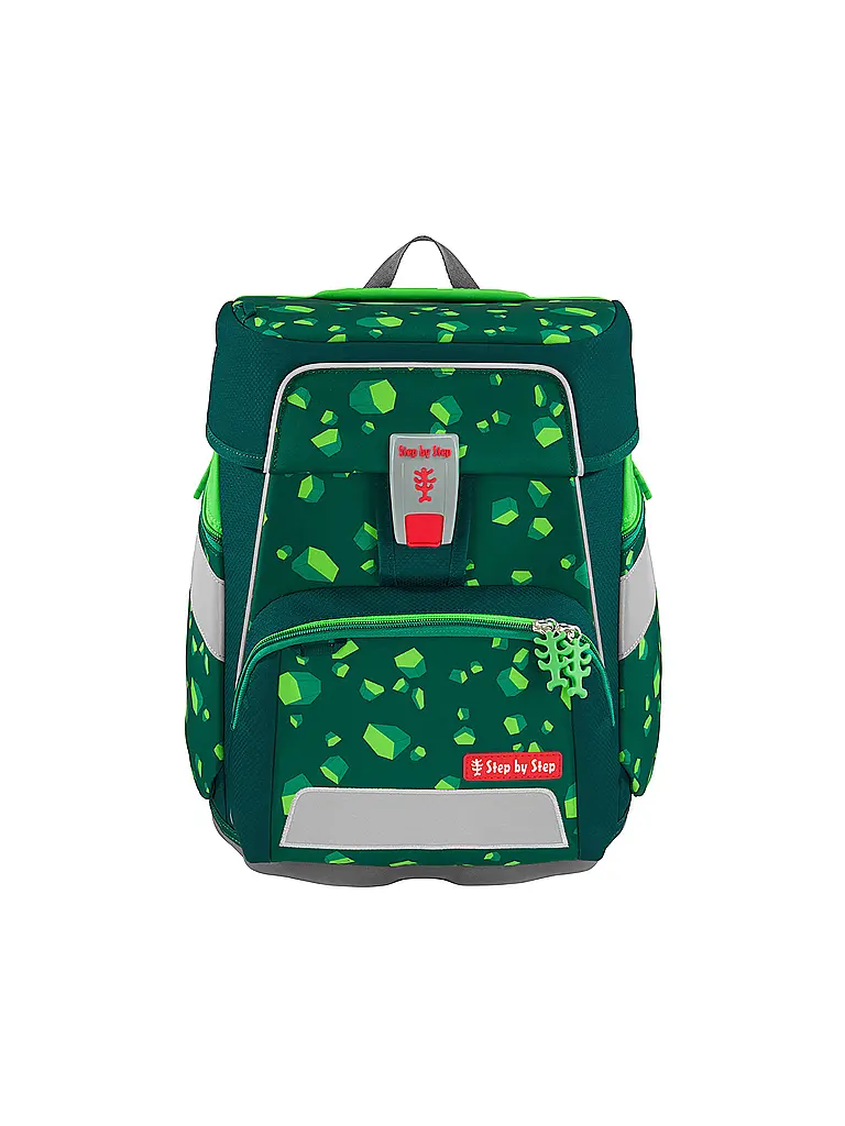STEP BY STEP | Set di zaini scolastici 5 pz. SPACE Dino Targo | Verde scuro
