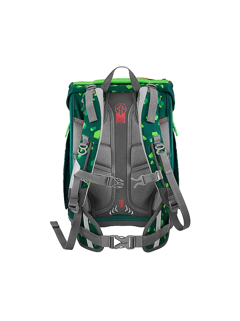 STEP BY STEP | Set di zaini scolastici 5 pz. SPACE Dino Targo | Verde scuro