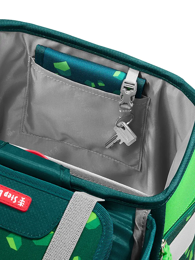 STEP BY STEP | Set di zaini scolastici 5 pz. SPACE Dino Targo | Verde scuro