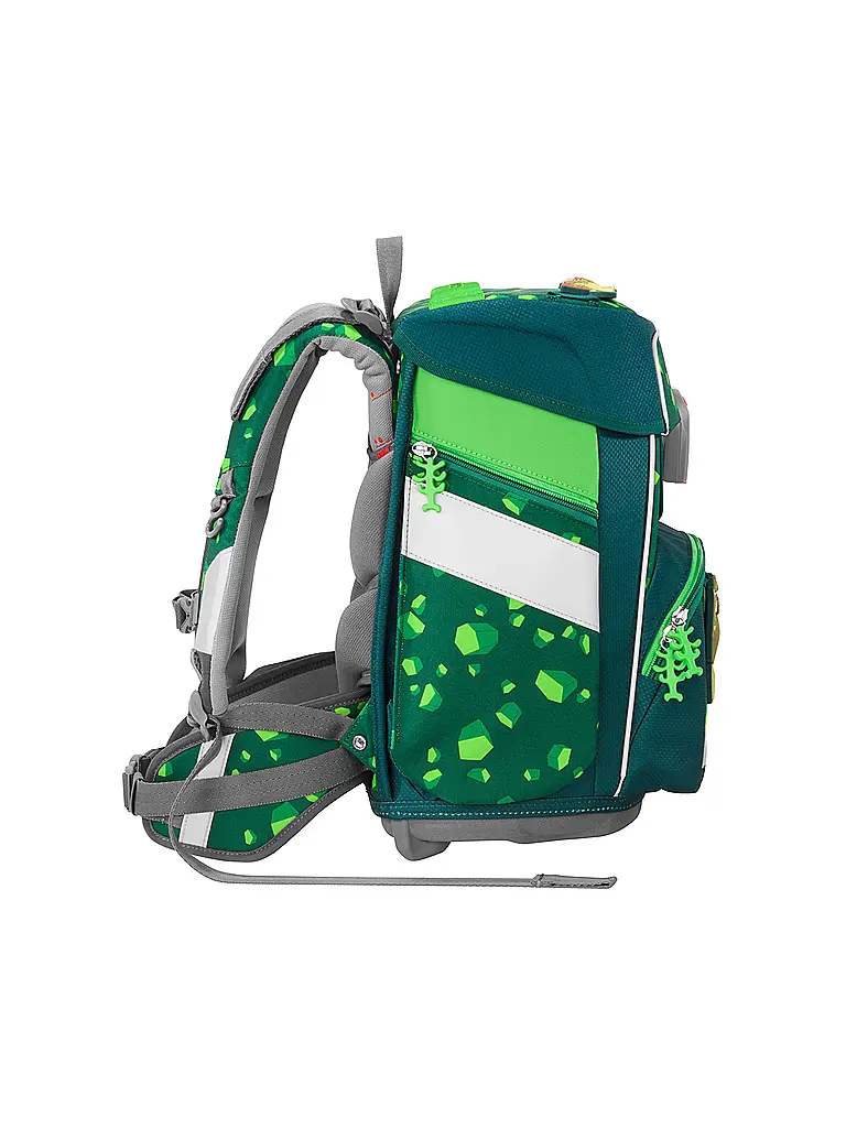 STEP BY STEP | Set di zaini scolastici 5 pz. SPACE Dino Targo | Verde scuro