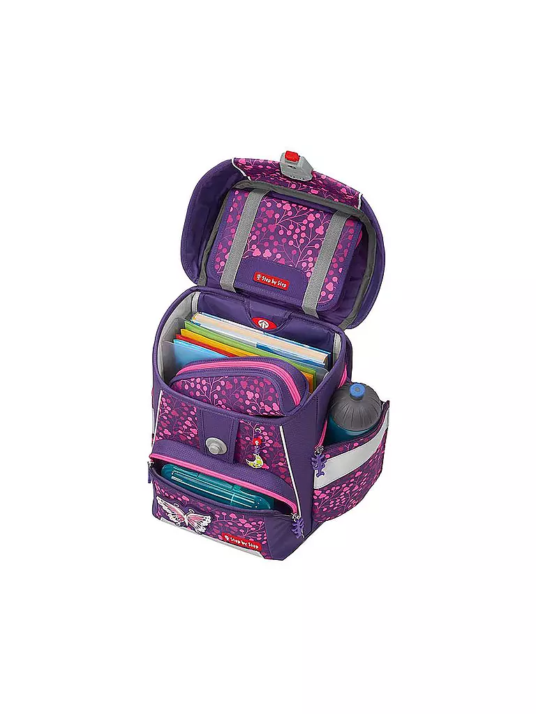STEP BY STEP | Set di zaini scolastici 5 pz. SPACE Shine Butterfly Night Ina | Bacca