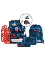 STEP BY STEP | Set di zaini scolastici 6 pz - 2in1 Plus Tractor Freddy | Nero