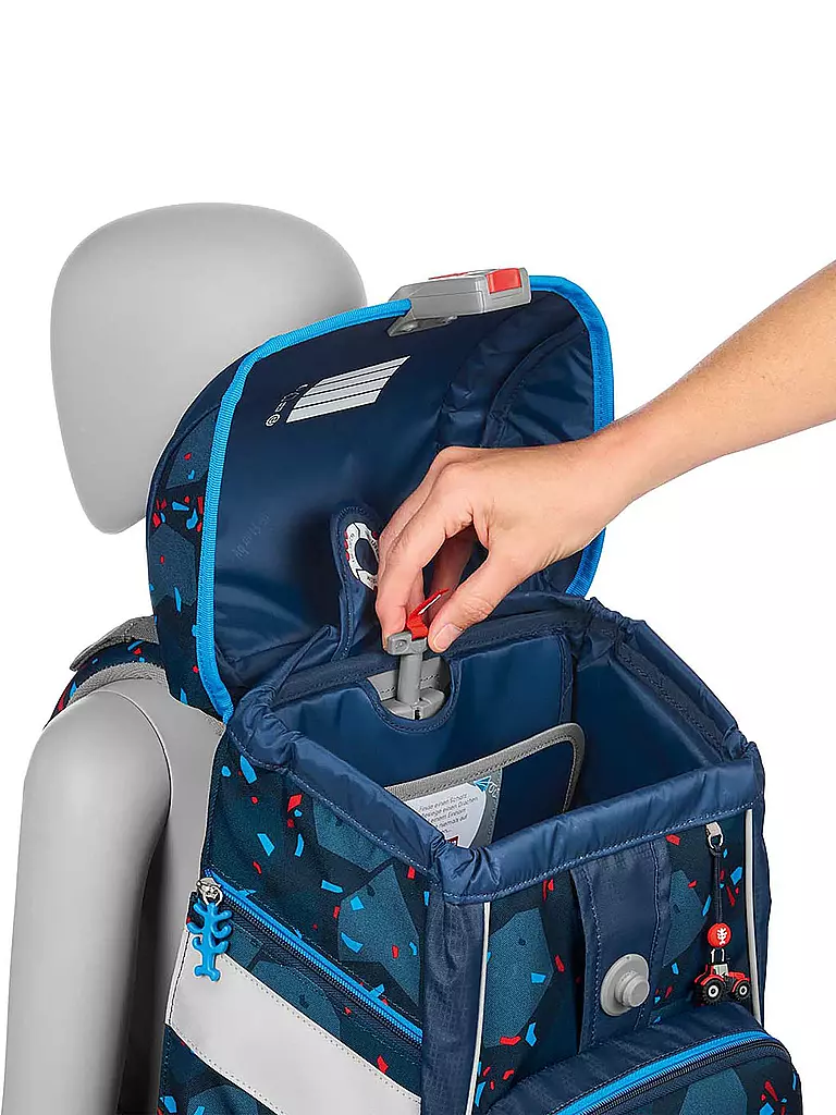 STEP BY STEP | Set di zaini scolastici 6 pz - 2in1 Plus Tractor Freddy | Nero