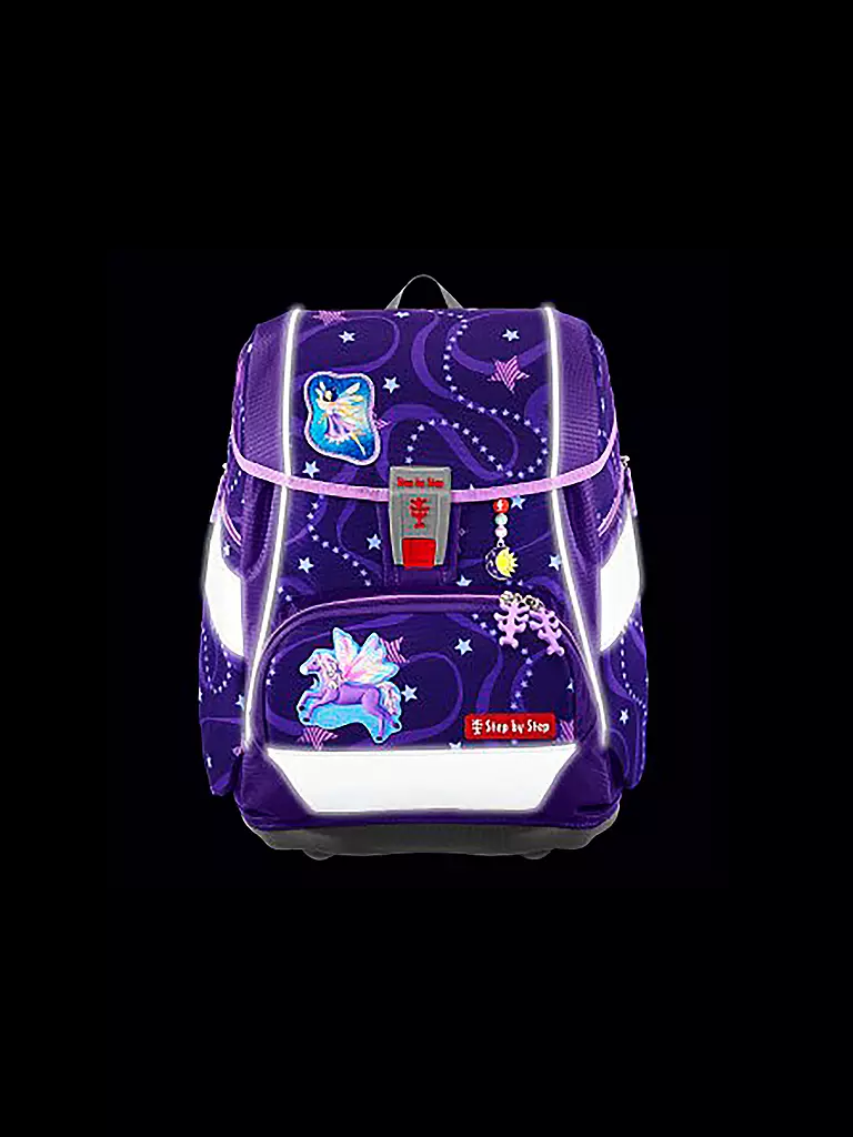 STEP BY STEP | Set di zaini scolastici 6 pz 2in1 Plus Pegasus Emily | Lilla