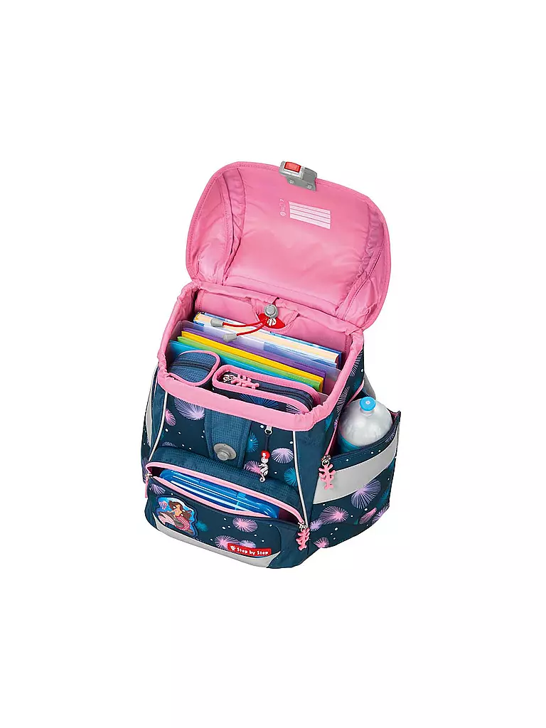 STEP BY STEP | Set di zaini scolastici 6 pz. - 2in1 Plus Mermaid Delia | Blu