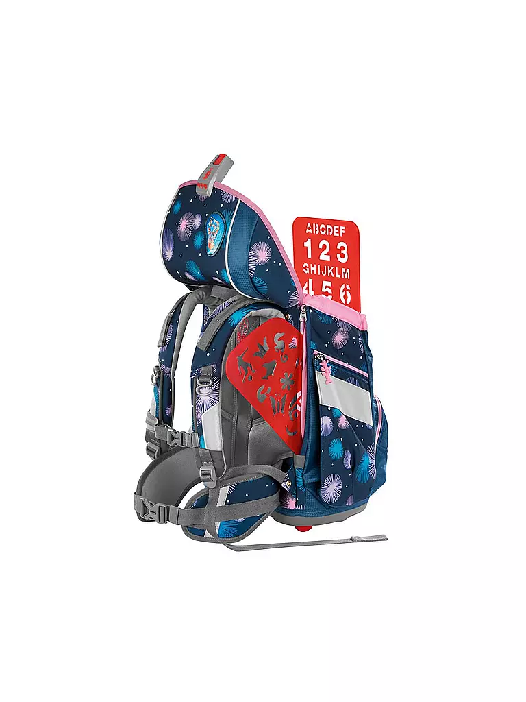 STEP BY STEP | Set di zaini scolastici 6 pz. - 2in1 Plus Mermaid Delia | Blu