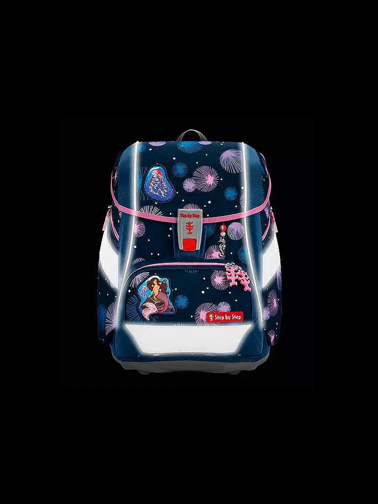 STEP BY STEP | Set di zaini scolastici 6 pz. - 2in1 Plus Mermaid Delia | Blu