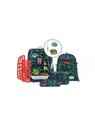 STEP BY STEP | Set di zaini scolastici 6 pz. 2in1 Plus Wild T-Rex Taro | Nero
