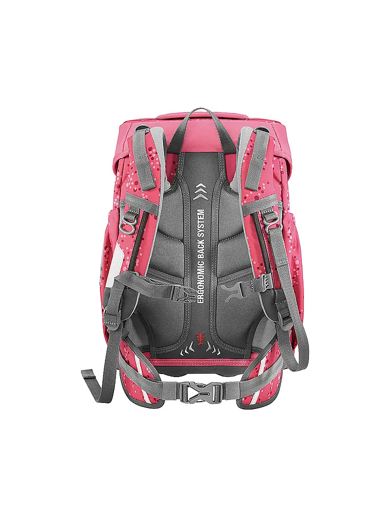 STEP BY STEP | Set di zaini scolastici BASIS Pink Bubbles | Fucsia