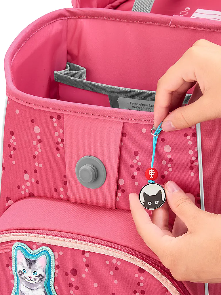 STEP BY STEP | Set di zaini scolastici BASIS Pink Bubbles | Fucsia