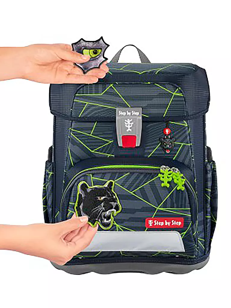 STEP BY STEP | Set di zaini scolastici Cloud 5 pz Cat Chiko | Nero