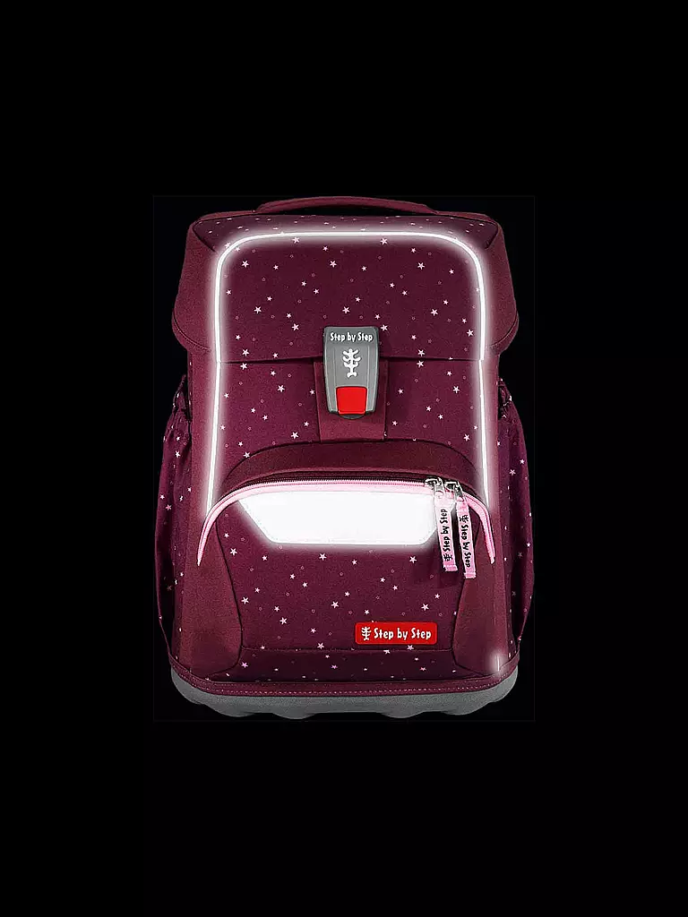 STEP BY STEP | Set di zaini scolastici da 4 pezzi BASIS Berry Stars | Bacca