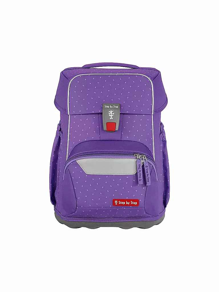 STEP BY STEP | Set di zaini scolastici da 4 pezzi BASIS Purple Konfetti | Lilla