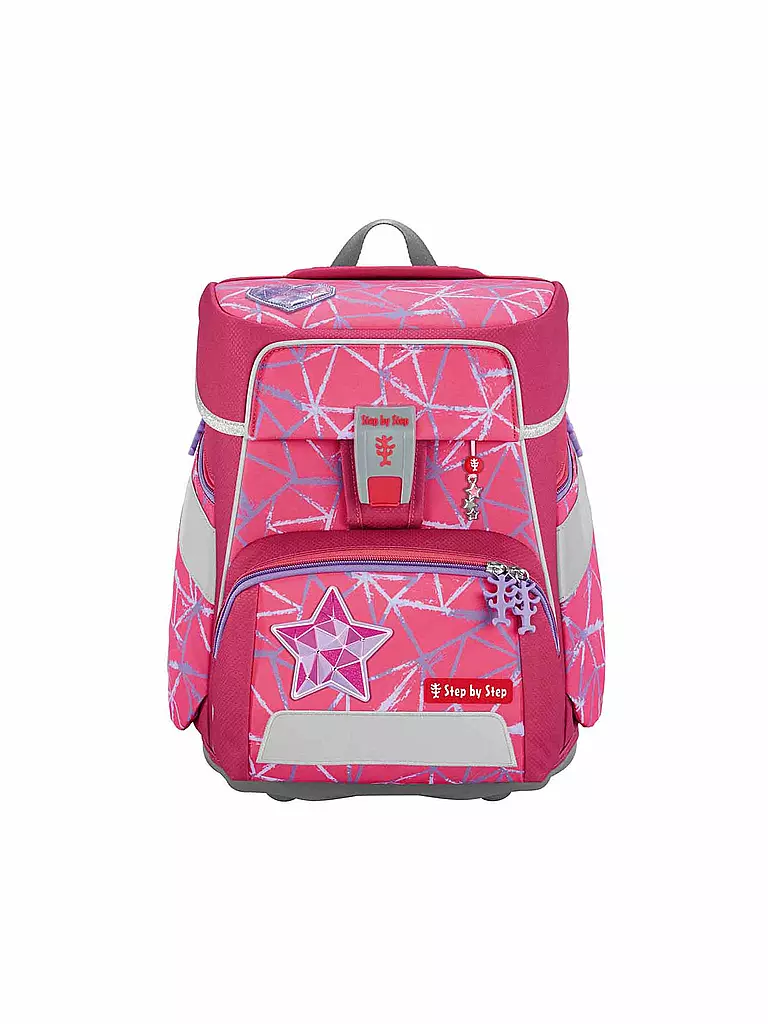 STEP BY STEP | Set di zaini scolastici da 5 pezzi - Space Star Stella | Fucsia