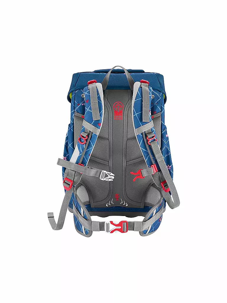 STEP BY STEP | Set di zaini scolastici da 5 pezzi GIANT Horse Lima | Blu