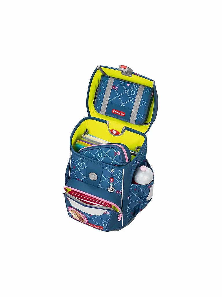 STEP BY STEP | Set di zaini scolastici da 5 pezzi GIANT Horse Lima | Blu