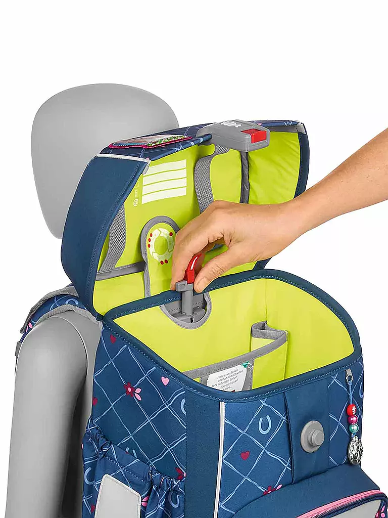 STEP BY STEP | Set di zaini scolastici da 5 pezzi GIANT Horse Lima | Blu