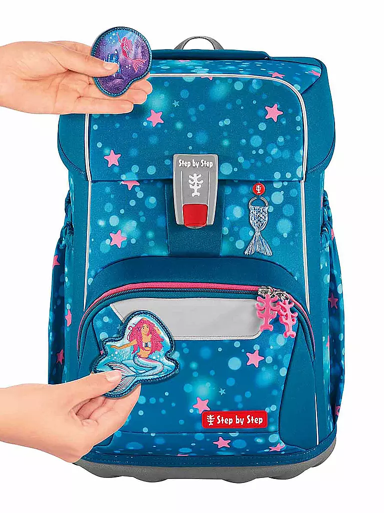 STEP BY STEP | Set di zaini scolastici da 5 pezzi GIANT Mermaid Lola | 
